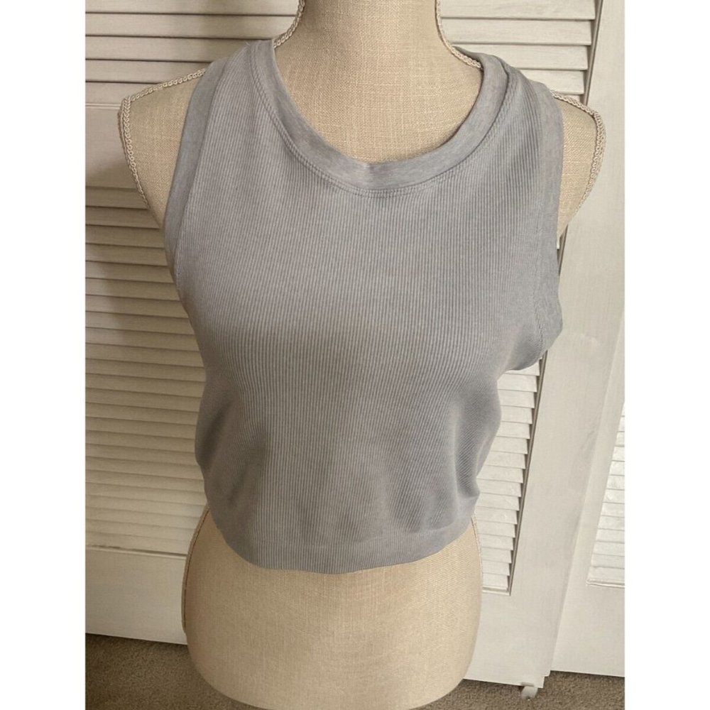 VELOCITY Woman's Blue Racerback Tank Top Size Large - Picture 7 of 13